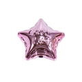 Rosa metallischer Sternanhänger mit Good Luck Gravur für DIY Schmuck und Ketten - Metallischer Stern Rosenrot
