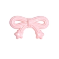 Pink acrylic star bow charm for DIY jewelry and phone chain accessories - Bow / Lacquer Pink