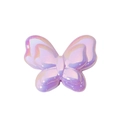 3D vlinder hanger in paars en roze kleurverloop met parelmoereffect voor doe-het-zelf - Massief Paars