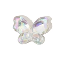 Irillerende acryl vlinderkraal met aurora-coating voor DIY-sieraden en bedeltjes maken - Helder Wit