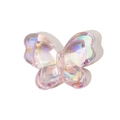 3D aurora acryl vlinderkraal in roze en paars verloop voor DIY sieraden maken - Transparant Roze
