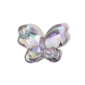 Transparante aurora vlinderkraal met regenboogafwerking voor DIY-sieraden en bedels - Transparant Grijs