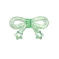 Green translucent acrylic bowknot charm with star accents for DIY phone chains - Bow / Transparent Spring Green