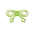 Translucent light green acrylic bow charm with star details for DIY phone chains - Bow / Transparent Fruit Green