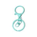 Fermoir homard vert menthe avec anneaux assortis pour la création de bijoux DIY - Émeraude