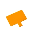 Languette de fixation universelle orange vif avec boucle pour cordon de téléphone - Orange