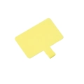 Universal pale yellow flexible TPU phone lanyard connector patch for cases - Neon Yellow
