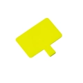 Universal fluorescent yellow T-shaped phone lanyard patch connector made of durable PVC - Fluorescent Green