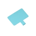 Light blue flexible plastic phone tether tab connector for crossbody neck lanyards - Sky Blue