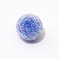 Blue and purple gradient jelly bubble beads for DIY jewelry and phone chain accessories - Sapphire Blue