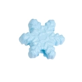 Light blue snowflake acrylic bead for handmade DIY jewelry and pacifier chains - Snowflake / Blue