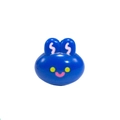 Perlina a cartone animato di coniglio blu con orecchie rosa per gioielli fai-da-te - Blu Zaffiro