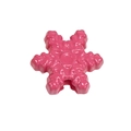 Pink snowflake acrylic bead for DIY jewelry making and handmade accessories - Snowflake / Peach