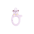 Anello a molla in lega orso viola per portachiavi fai-da-te e accessori creativi - Orso / Viola Chiaro