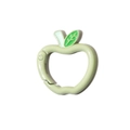 Anello a molla in metallo verde chiaro a forma di mela per portachiavi e accessori fai-da-te - verde chiaro