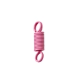 Roze gelegeerde veerring gesp voor DIY sleutelhangers en sieraden accessoires - Lente / Perzik