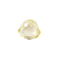 Translucent yellow fuel primer bulb replacement for lawn mowers and chainsaws - Transparent Yellow