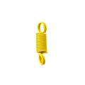 Anello a molla rotondo giallo brillante in lega per accessori portachiavi fai da te - Primavera / Giallo