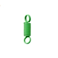 Moschettone rotondo verde a molla per accessori fai-da-te e portachiavi - Primavera / Verde Smeraldo