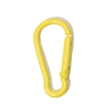 Yellow gourd-shaped alloy spring carabiner hook for DIY keychains and accessories - Yellow Gourd Buckle