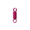 Fibbia a molla in metallo rosa rosso con connettore in lega per artigianato DIY - Primavera / Rosa Rossa
