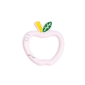 Moschettone rosa a forma di mela per portachiavi fai-da-te e accessori vari - Rosa Chiaro