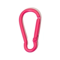 Rose red alloy carabiner spring ring for DIY keychains and bags accessories - Rose Red Gourd Style