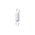 Anello connettore a molla in metallo bianco per gioielli fai-da-te e portachiavi creativi - Primavera / Bianco