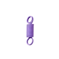 Anello a molla viola in lega per portachiavi fai-da-te e accessori di connessione - Primavera / Viola