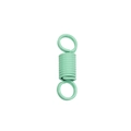 Anello a molla verde menta in lega per portachiavi fai-da-te e accessori creativi - Primavera / Verde Latte