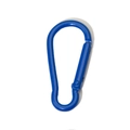 D-ring carabiner spring clip key ring in bright blue finish for DIY accessories - Royal Blue Gourd Style