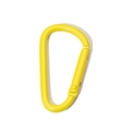 D-ring carabiner spring clip in bright yellow alloy for DIY keychains and crafts - Yellow D-Ring Buckle
