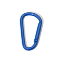Vibrant blue D-ring carabiner alloy spring clip buckle for DIY keychain accessories - Royal Blue D-Shape Style