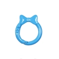 Anello a molla celeste con fiocco per portachiavi fai-da-te e accessori borse - Anello Molla Fiocco / Confezione da 10 / Celeste