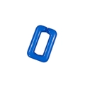 Royal blue rectangular acrylic open link chain connector for DIY jewelry and bags - Square Buckle 28*18mm / Sapphire Blue