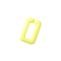 Neon yellow acrylic rectangular open link for DIY chain and bag accessories - Square Buckle 28*18mm / Fluorescent Green