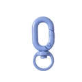 Lavender purple metal swivel lobster clasp with matte finish for DIY keychains - Taro Purple