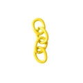 Bright yellow interlocking four-link chain accessory for DIY jewelry and bag charms - 4-Segment Chain / Yellow