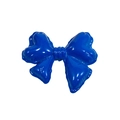 3D vibrant blue bow bead with a high-gloss finish for DIY jewelry and phone chain making - Bow Tie / Lacquer Royal Blue