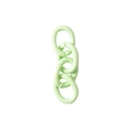 Light green matte four-link chain accessory for DIY jewelry and keychains - 4-Segment Chain / Light Green