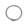 Anneau de reliure en métal gris mat Morandi avec charnière pour loisirs créatifs - 30mm / Gris clair