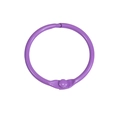 Anneau de reliure violet en métal laqué pour le bricolage et les loisirs créatifs - 30mm / Violet foncé