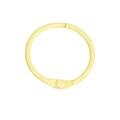 Anneau de reliure en métal jaune peint pour la création de bijoux DIY et artisanat - 30mm / Light jaune