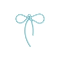 Lichtblauwe strik hanger van legering met textuur voor DIY sieraden en handwerken - Lichtblauw