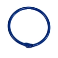 Anneau de reliure en métal bleu roi laqué avec finition lisse pour bijoux artisanaux - 44mm / Bleu saphir