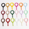 Tennis racket spring rings in 18 various colors for DIY creative accessories - Random Color