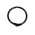 Anneau de reliure en métal noir brillant avec charnière pour loisirs créatifs - 30mm / Noir