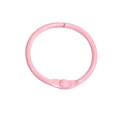 Anneau de reliure en métal rose avec finition laquée pour le bricolage et les cartes - 30mm / Rose