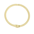 Anneau de reliure en métal peint jaune crème pour le bricolage et la reliure papier - 44mm / Light jaune