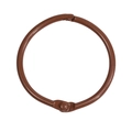 Anneau de reliure en métal marron avec charnière pour le bricolage et documents - 44mm / Café Foncé